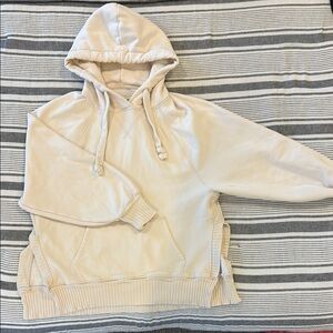 Cream American Eagle Hoodie
